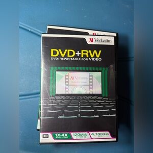 Verbatim DVD+RW rewritable discs pack of 6